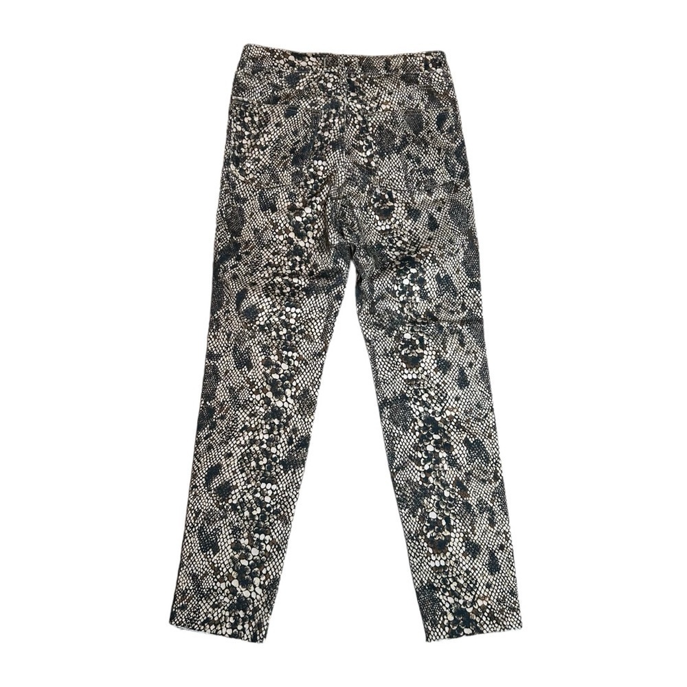 We The Free Faux Snakeskin Print Raw Hem Ankle High Rise Jeggings Sz.31 NWT - Picture 8 of 16